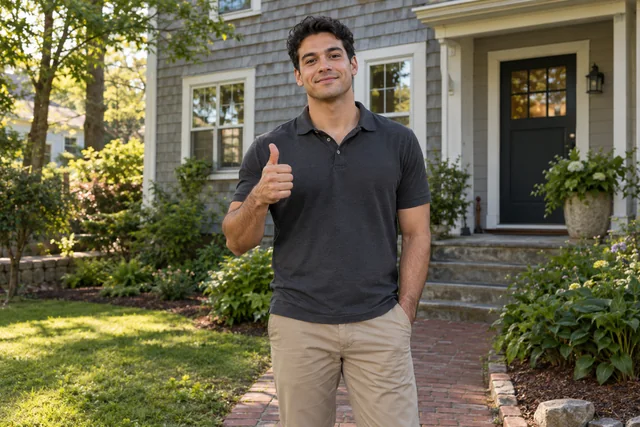 Person giving a thumbs up